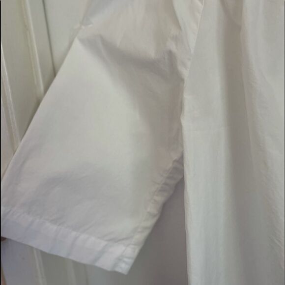 3/$25 MADEWELL White Clean Off the Shoulder Top.Size L - Picture 9 of 14